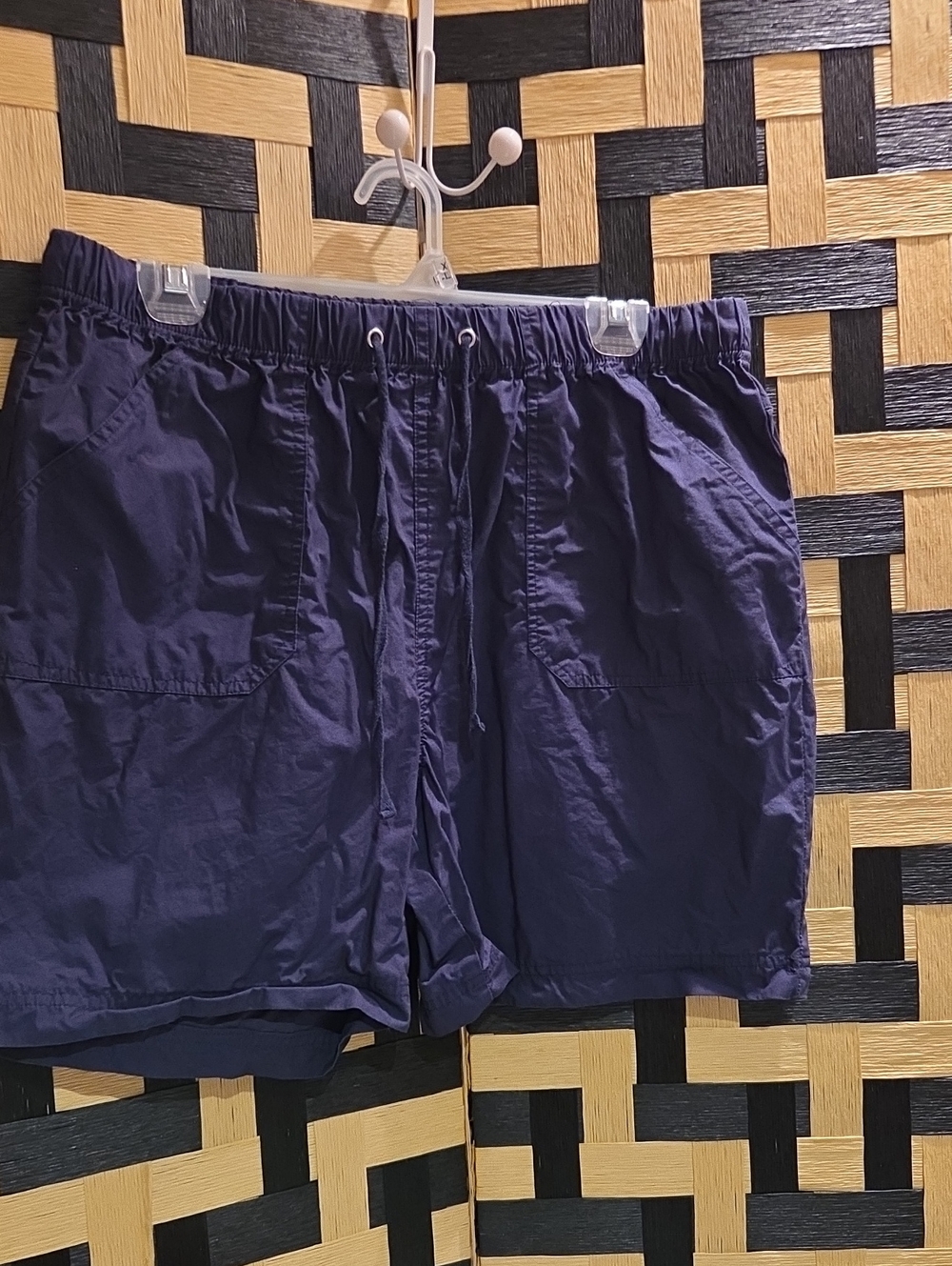 Denver Hayes Navy Drawstring Cargo Shorts